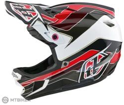 Troy Lee Designs D4 POLYACRALITE MIPS sisak, block chracoal/red (L (58-59 cm))