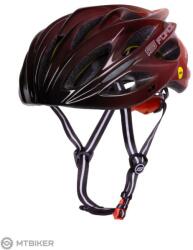 FORCE Bull Hue MIPS sisak, fekete/piros (L-XL (58 - 61 cm))