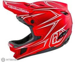 Troy Lee Designs D4 COMPOSITE MIPS sisak, pirosra tűzve (L (58-59 cm))