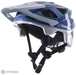 Alpinestars Vector Pro A1 sisak, kék/világosszürke fényes (M)