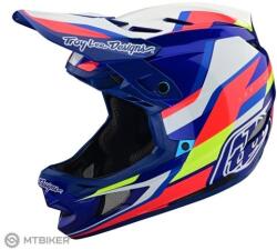 Troy Lee Designs D4 COMPOSITE MIPS sisak, omega fehér/kék (L (58-59 cm))
