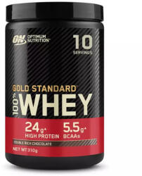 Optimum Nutrition Gold Standard 100% Whey Proteină din Zer Fără gluten cu Aromă de Double Rich Chocolate 310gr