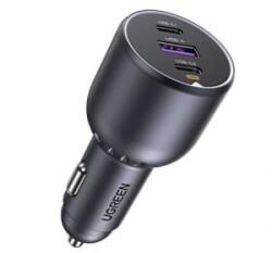 UGREEN EC705 autós töltő 2xUSB-C + USB-A 130W (10144) (35025)
