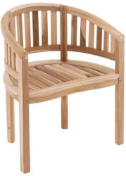 divero Scaun de grădină DIVERO din teak, 83 x 68 x 48 cm (GL05060)