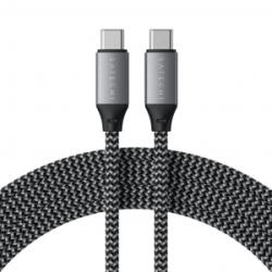 Satechi USB-C - USB-C 100W töltőkábel 2m szürke-fekete (ST-TCC2MM)