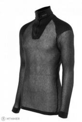 Brynje Wool Thermo Zip Polo W/Inlay aláöltözet, fekete (XL)