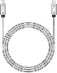 Next One Cablu de date NEXT ONE USB-C - Lightning, Metalic, Silver (1, 2m) (LGHT-USBC-MET-SL)