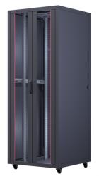 Formrack 32U Betaline 800x800 19" szabadon álló rack szekrény - RAL9005 fekete BETA-32U8080 (BETA-32U8080)