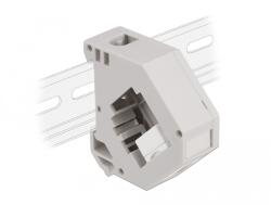 DeLock DIN sín adapter Keystone A-típusú USB 2.0 anya csatlakozó felülettel (87163) - pcx