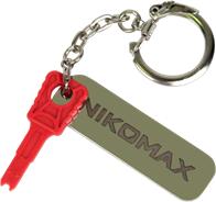 NIKOMAX Kulcs, zárral ellátott patch kábelekhez, kulcstartóval, piros NMC-RJ-KEY-KC-RD (NMC-RJ-KEY-KC-RD)