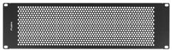 Lanberg AK-1413-B 19" 3U fekete fém hálós/perforált vakpanel (AK-1413-B) - pcx