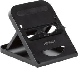 KONIX - MYTHICS Nintendo Switch/Lite/OLED Konzol hűtő + Játék tartó állvány, Fekete KX-NS-PLS (KX-NS-PLS)