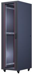 Formrack 32U Cosmoline 600x800 19" szabadon álló rack szekrény - RAL9005 fekete CSM-32U6080 (CSM-32U6080)
