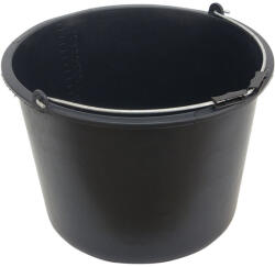 N2 habarcsos vödör; 20 liter, fekete, műanyag (5902455505282) (5902455505282)