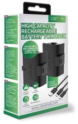Venom XBOX Series S/X & One Kiegészítő 2db akkumulátor (1100mAh) + 3m Töltő kábel Fekete, VS2883 (VS2883)
