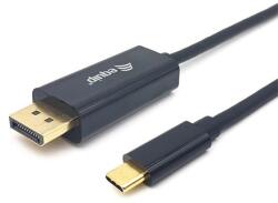 Equip Kábel - 133426 (USB-C to DisplayPort, apa/apa, 4K/60Hz, műanyag burkolat, 1m) (133426) - pcx