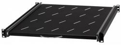 Stalflex RSR19-1U-550B 19" 1U 550mm mély fekete kihúzható polc (RSR19-1U-550B) - pcx