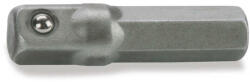 Fortum dugófej adapter 1/4" hatszögű, 26mm hosszú 61CrV5, (10db/cse) FORTUM