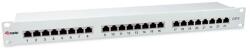 Equip Patch Panel - 326325 (24 port, Cat6, 1U, árnyékolt, szürke) (326325) - pcx