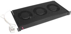 Conteg Ventilátor panel 3 ventilátorral 19" DP-VEN-03 (DP-VEN-03)