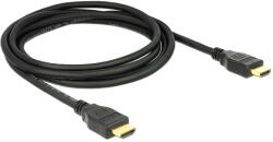 Delock nagy sebességű HDMI Ethernet kábel HDMI A apa HDMI A apa 4K 2 m