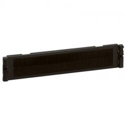 Legrand vízszintes fésűs rendező panel - 2U, 19", átmenő kivágással, gyorspánttal rögzítés, acél, LCS2 046531 (046531)