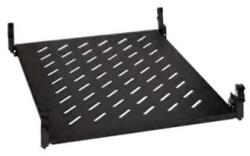 Legrand Rackszekrény polc - 2U-19", 4ponton rögzíthető, állítható, 435mm szél. (1000 mély szekrényekhez), max: 50 kg, Fekete) E4S2U65A (E4S2U65A)