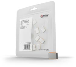 LINDY Dugó biztonsági, Port Blocker, USB C, narancssárga (10db/csomag) 40440 (40440)