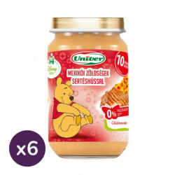 Univer INGYENES SZÁLLÍTÁS - Univer mexikói zöldségek sertéshússal, 10 hó+ (6x220 g)