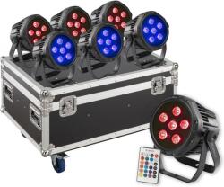 Centolight PORTRAIT TONDO SET - IP65 6x10W High-Efficiency RGBWA+UV 6in1 LED PAR with Lithium Battery