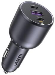 UGREEN EC705 2x USB-C + USB car charger, 130W (black) (35025) - wincity