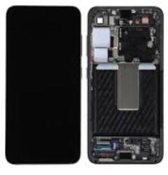 Samsung S926 Galaxy S24 Plus (5G 2024) Előlap Keret+LCD Kijelző+Érintőpanel, Fekete (GH82-33410A) Szerelt, Gyári, Service Pack