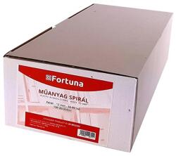 Fortuna Iratspirál műanyag FORTUNA 12mm 56-80 lap fehér 100/dob - nyomtassingyen