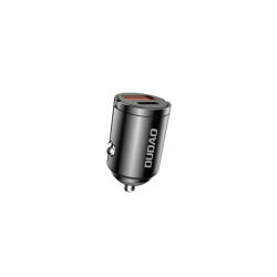 Dudao R3MAX Mini Autós Töltő - USB + USB-C - 48W QC PD - Fekete (R3MAX)