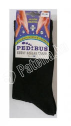PEDIBUS 5007 Ezust Zokni Fekete 39/42