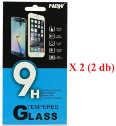 Apple iPhone 13 Mini, 2db Kijelzővédő fólia, ütésálló fólia (az íves részre NEM hajlik rá! ), Tempered Glass (edzett üveg), Clear