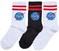 Mr. Tee NASA Insignia Socks Kids 3-Pack white/black