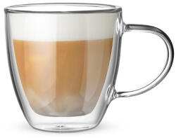 Bialetti Capri duplafalú üveg csésze 160ml, 2 db