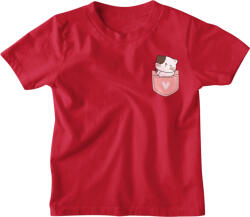  Zsebminta Lusta Cica - Gyerek Póló (413432)