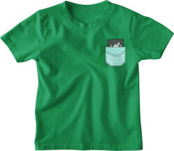  Zsebminta Leskelődő Cica - Gyerek Póló (995332)