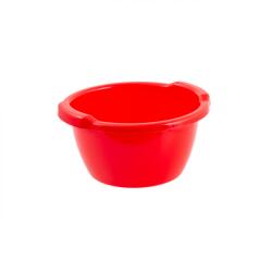 Plastor Trading Lighean rotund cu manere, 3 litri, rosu (42121-ROS)