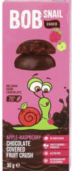 Bob Snail gyümölcs snack étcsokoládéban alma-eper 30 g - delfinbuvar