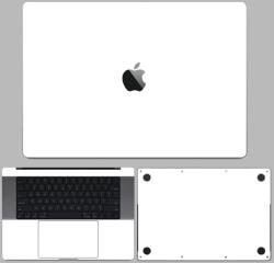 MacBook Pro 13" ( 2019, két Thunderbolt 3 Port ) - Matt fehér hátlap fólia