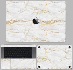  MacBook Pro 13" ( 2016-2018, négy Thunderbolt 3 Port ) - Arany márvány mintás hátlap fólia