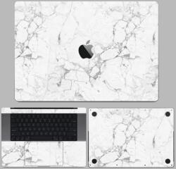  MacBook Pro 13" ( 2020, Intel, két Thunderbolt 3 port ) - Fehér márvány mintás hátlap fólia