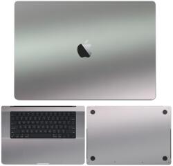  MacBook Pro 13" ( 2019, négy Thunderbolt 3 Port ) - Matt króm ezüst hátlap fólia