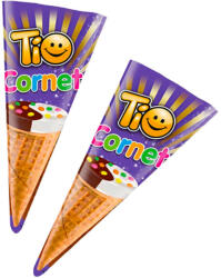 Tio Cornet T. Tio Cornet van. és mogyorókrémmel töltött ostyatölcsér - 300g