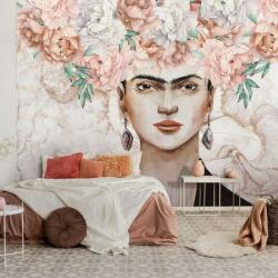 Consalnet Frida Kahlo portré virág mintával fotótapéta 368x254cm
