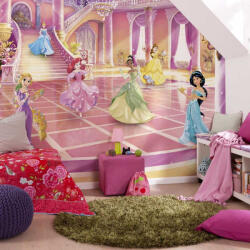 Disney Princess Glitzerparty fotótapéta