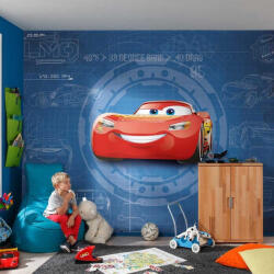 Komar Cars 3 Blueprint - Disney Pixar verdák fotótapéta 368×254cm